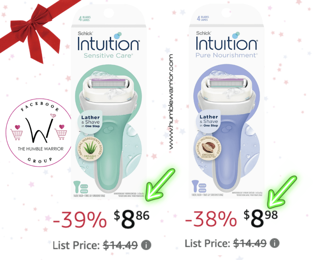 The Schick Intuition Razors!